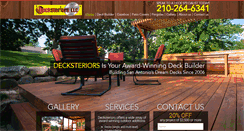 Desktop Screenshot of decksteriors-sanantonio.com